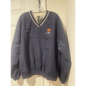 Vintage Gear For Sports Kiawah Island Golf‎ Course Navy Windbreaker Pullover L